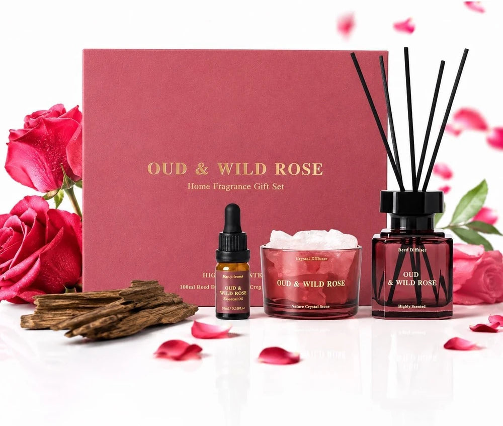 Oud and Wild Rose Fragrance Set